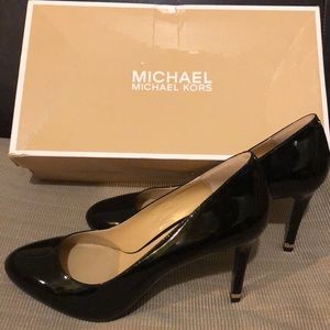 MICHAEL Michael Kors Brandnew Unised Ashby Flex Pump Patent Women Shoes Sz 8.5M